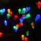 Solar Operated C6 Strawberry String Lights, LED Christmas Fairy Lights 50 LEDs - Multicolor, 8 Modes for Christmas Tree